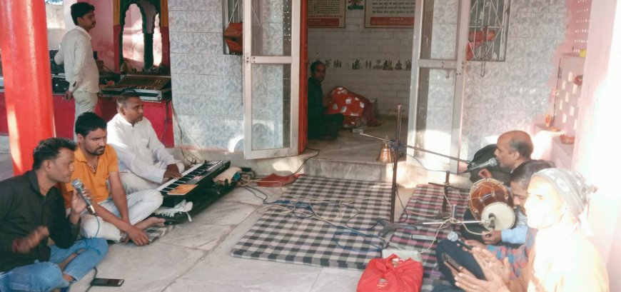 ठाकुरजी को लगाया षौष बड़ा प्रसादी का भोग, सामुहिक सुन्दर काण्ड का हुआ आयोजन