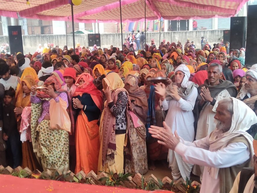 टिटपुरी में भागवत कथा में ध्रुव-प्रहलाद चरित्र का वर्णनः आचार्य ने सुनाई भगवान की भक्ति की महिमा