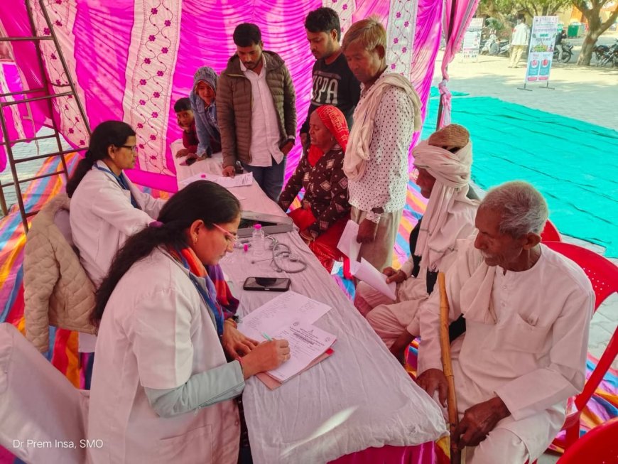महुवा में क्षारसूत्र शल्य निशुल्क चिकित्सा शिविर में सोमवार तक 2038 मरीजों की ओपीडी 121  रोगियों की शल्य चिकित्सा का मिला लाभ