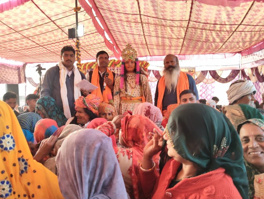 टिटपुरी के बेनामी संत आश्रम पर आयोजित श्रीमद्भागवत कथा में बताया गोर्वधन पूजा का महत्व