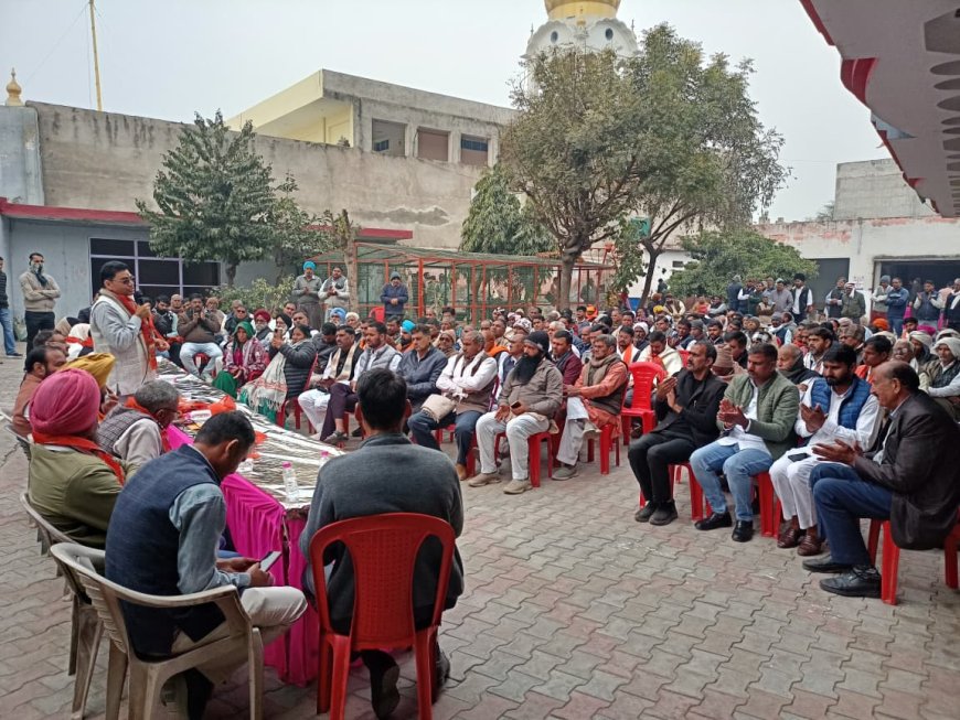 अटल बिहारी वाजपेयी की जयंती के उपलक्ष में कार्यक्रम:विधायक सुखवंत सिंह ने पुष्पांजलि अर्पित की, आदर्शों पर चलने का लिया संकल्प