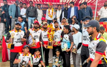 अंता स्पोर्ट्स ने 3 रन से जीता हाड़ौती का वर्ल्ड कप, अंतिम गेंद तक चला रोमांच