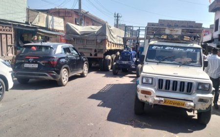 खैरथल में जाम का कोहराम, आखिर कब मिलेगा आराम