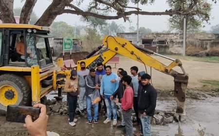 बीजवाड़ चौहान में सीवरेज लाइन का उद्घाटन: 4 साल से कीचड़-गंदगी से परेशान ग्रामीणों को मिलेगी राहत