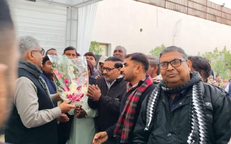 केंद्रीय मंत्री भूपेन्द्र यादव  से मिला बिचगॉवा का प्रतिनिधि मंडल