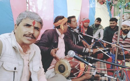 षौष बड़ा महोत्सव पर हुआ भजन संध्या का आयोजन