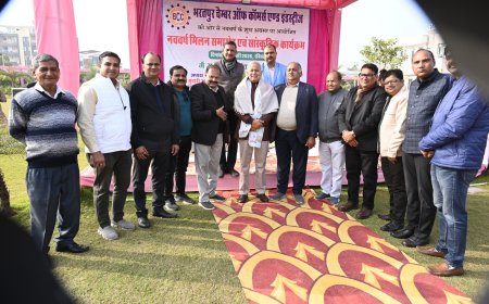 भरतपुर चैम्बर ऑफ़ कॉमर्स एंड इंडस्ट्रीज ने किया नव-वर्ष मिलन समारोह का भव्य आयोजन