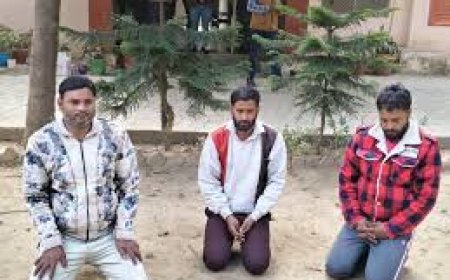 ढाई करोड़ की कॉपर चोरी मामला सुलझाया: तीन आरोपी गिरफ्तार, चोरी हुआ ट्रक और कॉपर बरामद