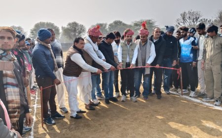 सकट टीम ने जीता पंचायत प्रीमियर लीग 2026 सीजन वन क्रिकेट प्रतियोगिता का उद्घाटन मैच