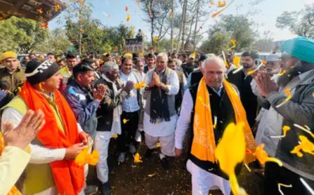 मंत्री बेढ़म ने सीकरी को 50 लाख की पौधशाला दी: स्व. ओमप्रकाश भगत की पुण्यतिथि पर बोले, वादे पूरे किए