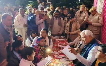 पिनान की रात्रि चौपाल में अलाव पर बैठी सरकार: डॉ. किरोड़ी लाल मीणा ने सुनी ग्रामीणों की पीड़ा