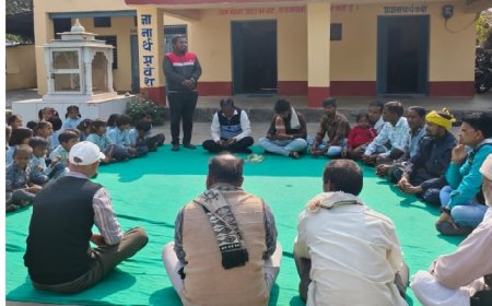 बाँसवाडा माजीया मे ‍राजस्थान शिक्षक संघ सियाराम के बैनर तले स्वेटर वितरण का हुआ कार्यक्रम