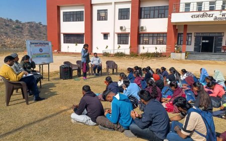 राजकीय महाविद्यालय खैरथल में स्वामी विवेकानंद की जयंती पर हुआ भाषण प्रतियोगिता का आयोजन