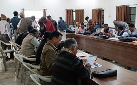 मतदाता सूची की तैयारियो पर की चर्चा; पंचायती राज आम चुनाव को लेकर प्रगणको एवं सुरपवाईजर को दिया प्रशिक्षण।