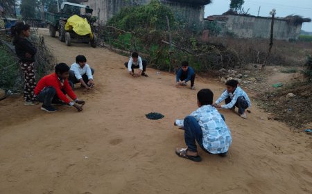 श्रद्धा भाव से मनाया मकरसंक्रांति पर्व, लोगों ने खूब किया दान पुण्य; बच्चों ने खेले कंचे