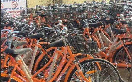 गोविंदगढ़ ब्लॉक में 4500 छात्राओं को मिलेंगी निःशुल्क साइकिलें:गोविंदगढ़ राजकीय स्कूल में वितरण के लिए रखी गई साइकिल, दूरी की वजह से बीच में ही नहीं छूटेगी पढ़ाई