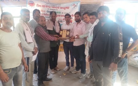 ग्राम जांगरू में भारतीय सेना दिवस के उपलक्ष्य में रक्तदान एवं निशुल्क जांच शिविर आयोजित