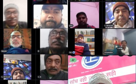 जर्नलिस्ट काउंसिल ऑफ इंडिया की राष्ट्रीय वर्चुअल बैठक संपन्न; पत्रकारों की सुरक्षा और सम्मान को लेकर हुआ गहन मंथन