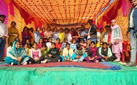 गोविंदगढ़ के खेड़ा महमूद में राष्ट्रीय बालिका दिवस मनाया: 14 गांव की 280 किशोरियों ने खेल प्रतियोगिताओं में लिया हिस्सा