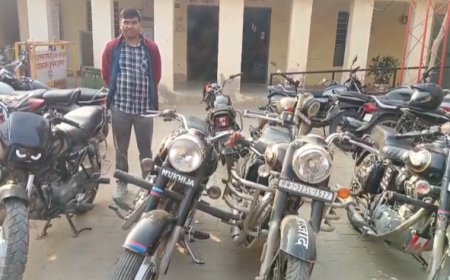बुलेट और तेज आवाज निकालने वाली बाइक लोगों के लिए खतरा बने, नंबर प्लेट की जगह स्टीकर लगाने वालों के चालान काटे जा रहे 6 बाइक जप्त की