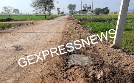 प्रशासन को हादसे का इंतजार;  नई बनने वाली सड़क के नीचे दबी लापरवाही की निशानी, कभी भी हो सकता है जानलेवा हादसा