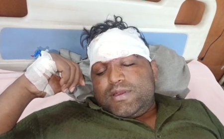 साइबर ठगी के शक में पुलिस रेड से बौखलाए आरोपियों ने युवक पर किया जानलेवा हमला