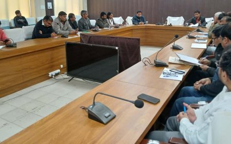 फसल कटाई प्रयोग प्रशिक्षण रबी 2025-26  जिले के प्राथमिक कार्यकर्ताओं को दिया गया प्रशिक्षण