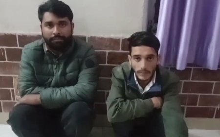 दो साईबर अपराधी गिरफ्तार स्कार्पियो गाड़ी, एटीएम कार्ड,तीन मोबाइल बरामद अनुसंधान जारी