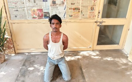 महिला का गला काटने की घटना का मात्र 06 घण्टे में पर्दाफाश कर समदड़ी पुलिस ने आरोपी किया दस्तयाब