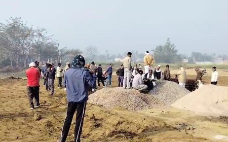 नगरपालिका क्षेत्र के मानखेडा में एफएसटीपी प्लांट को लेकर ग्रामीणों ने किया विरोध प्रदर्शन,  ग्रामीणों की प्लांट का स्थान बदलने की मांग