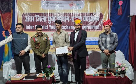 अलवर के रामजीत गुर्जर को किया बाड़मेर में सम्मानित