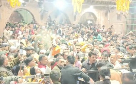 बसंत पंचमी पर ब्रज में उमड़ी श्रद्धालुओं की भीड़