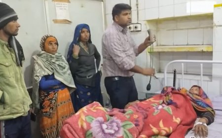 आकाशीय बिजली गिरने से महिला चपेट में आकर झुलसी, एक भैंस की मौके पर मौत