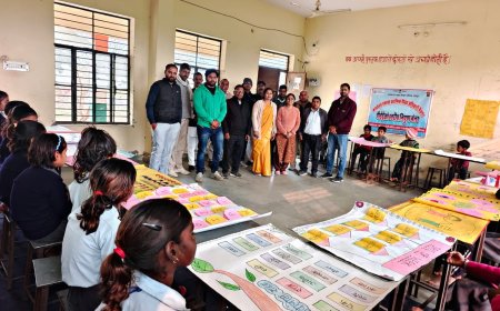 शिक्षणात्मक एवं रोचक गतिविधियो के साथ राजकीय विद्यालय मैंथना में निपुण मेला हुआ आयोजित