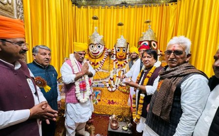 श्री जगदीश धाम कैमरी के 347 वें स्थापना दिवस समोराह मे  गृह राज्यमंत्री जवाहर सिंह बेढम ने की शिरकत