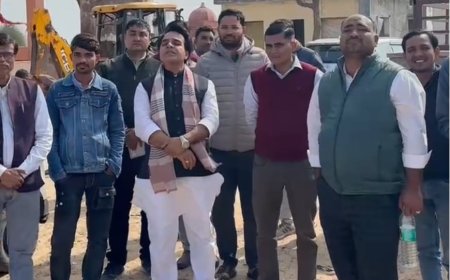 महुवा किले वाली देवी मंदिर के पास राष्ट्रीय ध्वज तिरंगा पोल का निरीक्षण विधायक राजेंद्र मीणा द्वारा कर दिए आवश्यक निर्देश