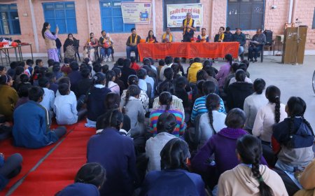 चीमा बाई संचेती बालिका उच्च माध्यमिक विद्यालय में हुआ बालिका दिवस पर आयोजन, पारख बोले- बालिकाएं वर्तमान समय ने हर क्षेत्र में अव्वल