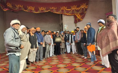 अलावडा में होने वाले हिन्दू सम्मेलन की तैयारीयों को लेकर कमेटी गठित करकिया गया विचार विमर्श