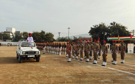 जिला स्तरीय गणतंत्र दिवस समारोह में राज्य मंत्री ओटाराम देवासी ने फहराया ध्वज