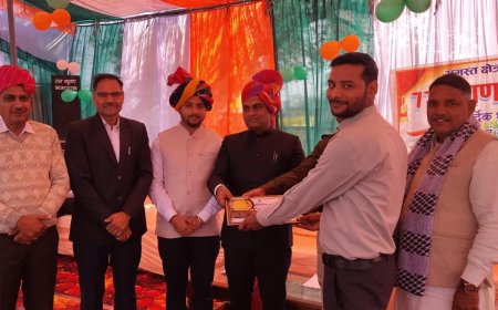 कठूमर में उपखण्ड स्तरीय गणतंत्र दिवस समारोह हर्षोल्लास के साथ हुआ सम्पन्न