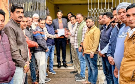 नगर कांग्रेस कमेटी अंता ने SIR में गलत आपत्तियों की पारदर्शी जांच  मांग को लेकर उप जिला कलेक्टर को सौंपा ज्ञापन