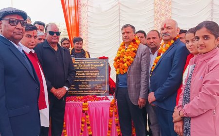 हाथोड़ी गांव की ऐतिहासिक बावड़ी के नवीनीकरण का हुआ शिलान्यास; 3 करोड़ 30 लाख रुपये होंगे व्यय