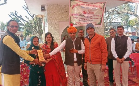 पीएम श्री स्कूल में मनाया वार्षिकोत्सव, प्रतिभाओं का किया सम्मान