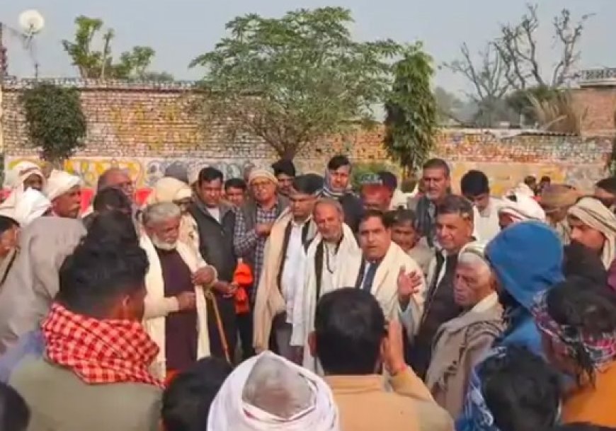 यादव समाज ने गृह राज्य मंत्री बेढम का समर्थन: बेर्रू गांव में पंचायत आयोजित कर बेबुनियाद आरोपों की निंदा की