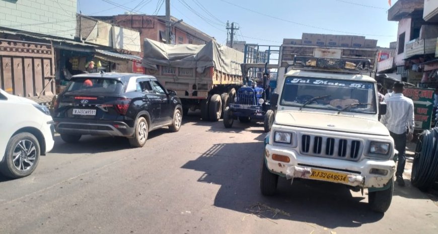 खैरथल में जाम का कोहराम, आखिर कब मिलेगा आराम