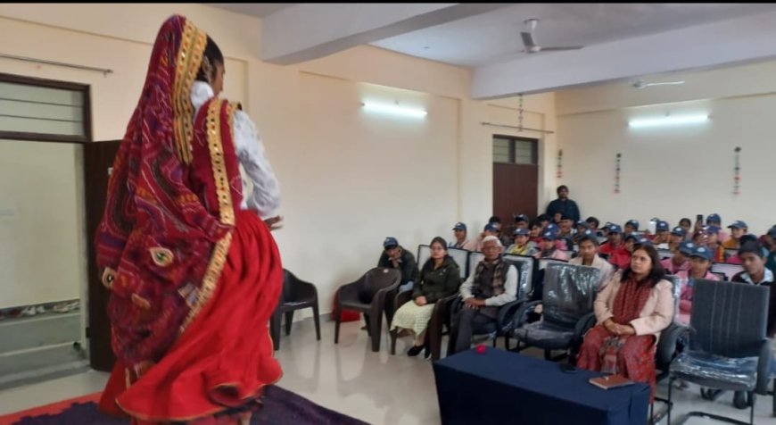 राजकीय महाविद्यालय खैरथल में सात दिवसीय शिविर का शुभारंभ