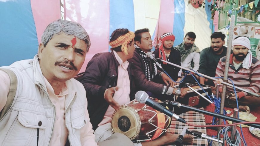 षौष बड़ा महोत्सव पर हुआ भजन संध्या का आयोजन