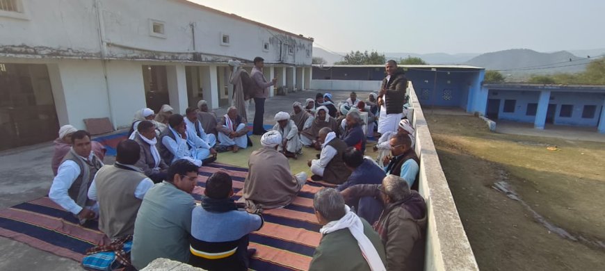 बीधोता में आदिवासी मीना समाज सामूहिक विवाह सम्मेलन की तैयारियों को लेकर बैठक आयोजित हुई