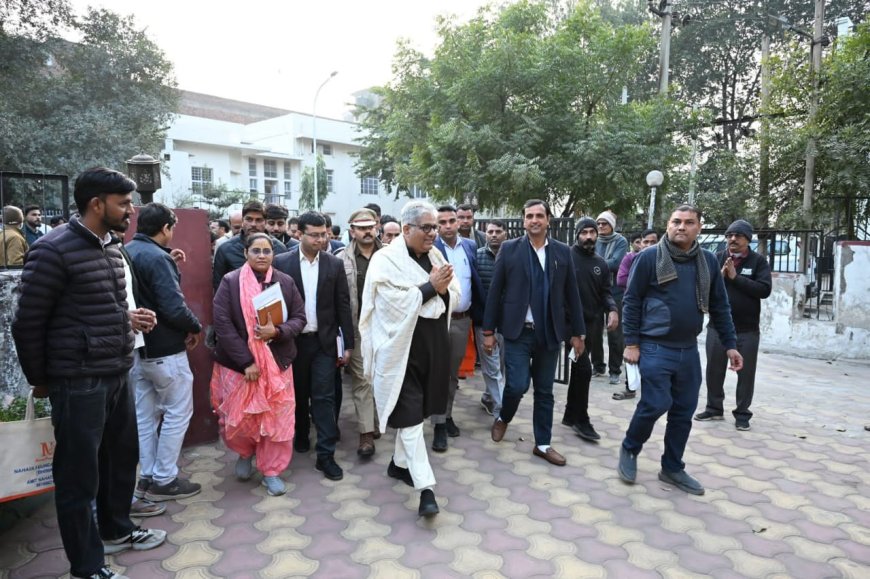 केंद्रीय वन मंत्री भूपेंद्र यादव ने भिवाड़ी में की जनसुनवाई, 215 परिवादों पर दिए त्वरित निस्तारण के निर्देश