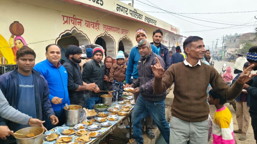 बावड़ी स्थित हनुमान मंदिर पर पौष बड़ा महोत्सव का हुआ आयोजन